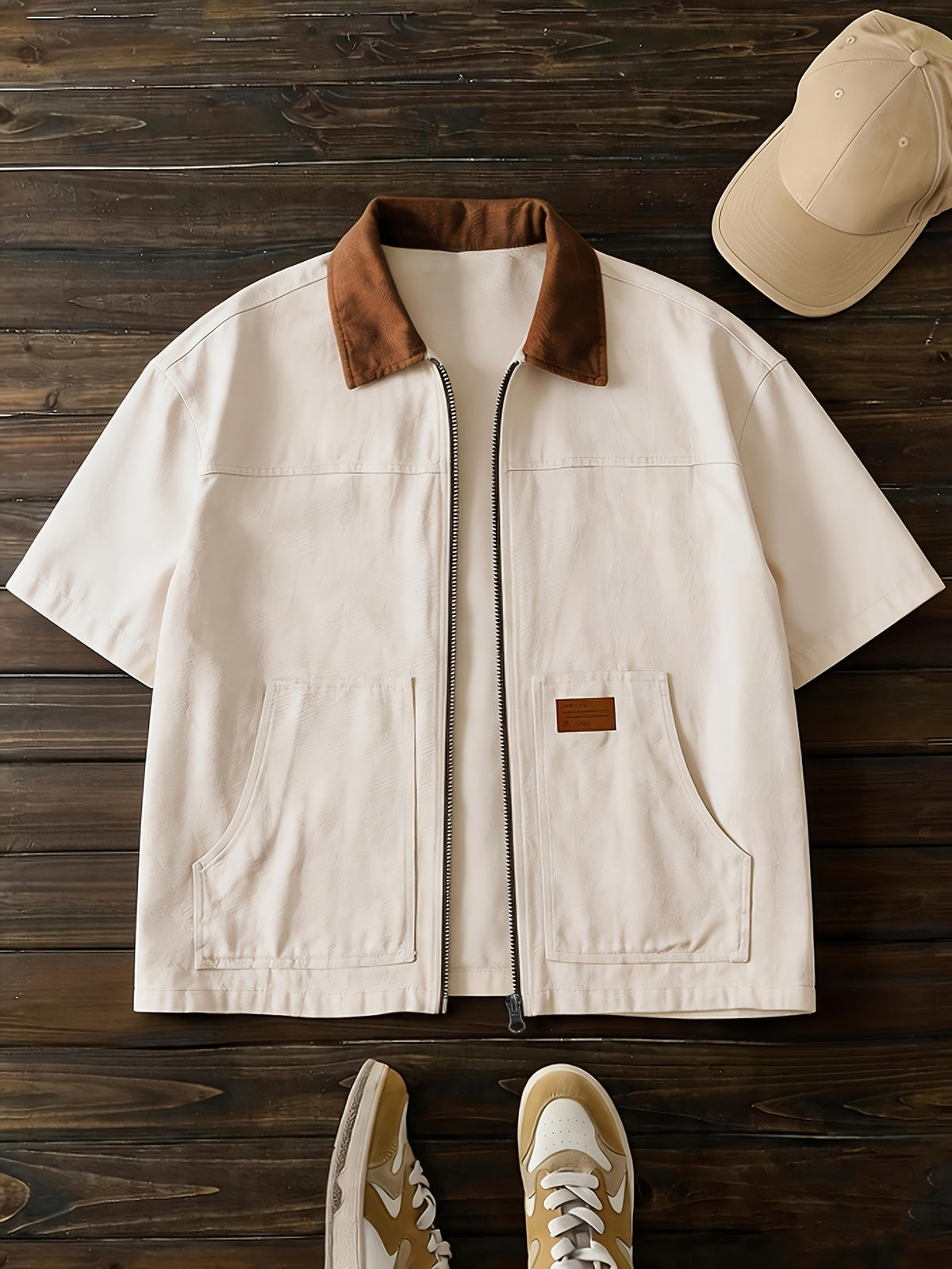 Wade Zip Jacket - Apricot