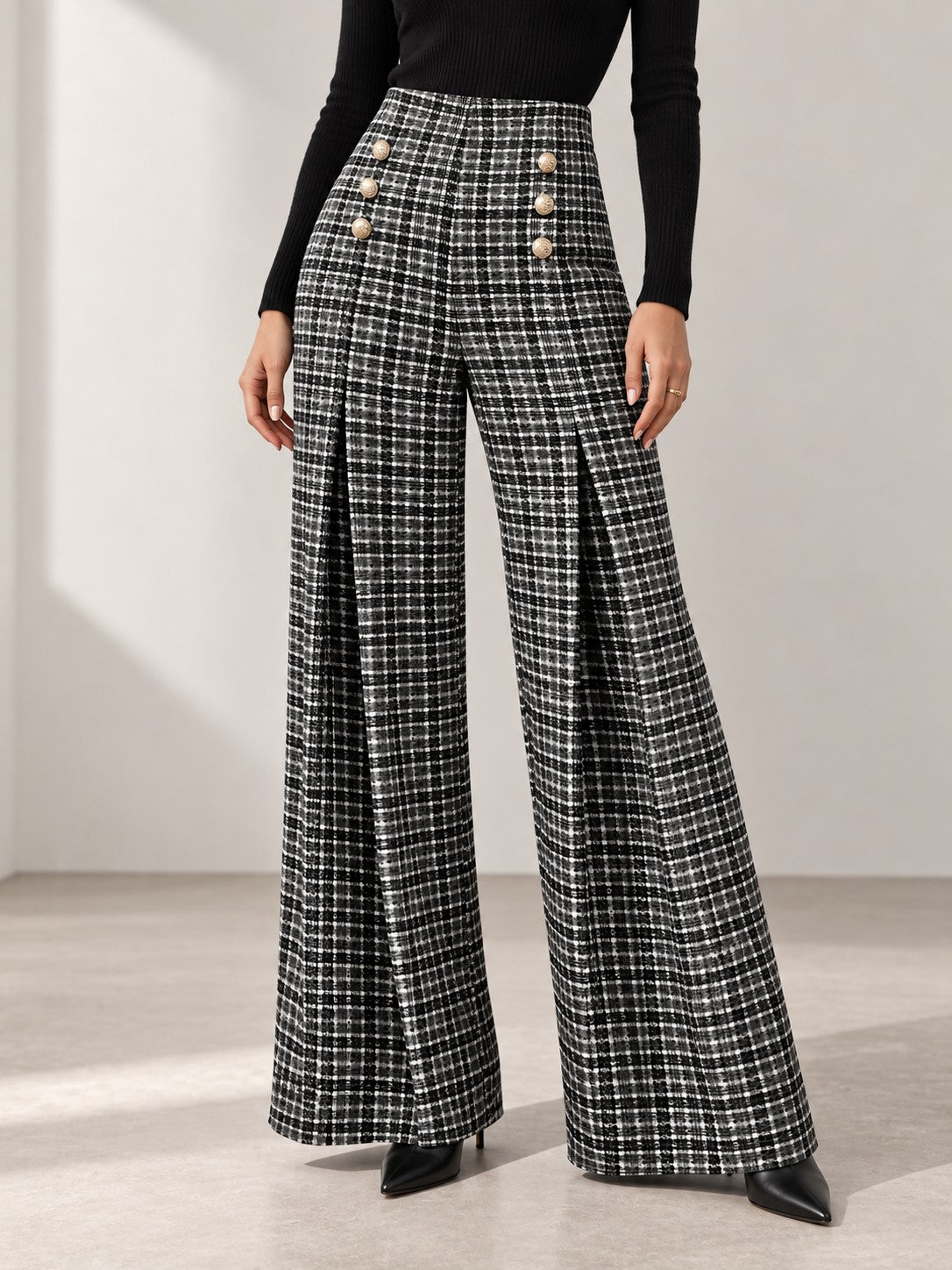 Thea Sailor Trouser - Black
