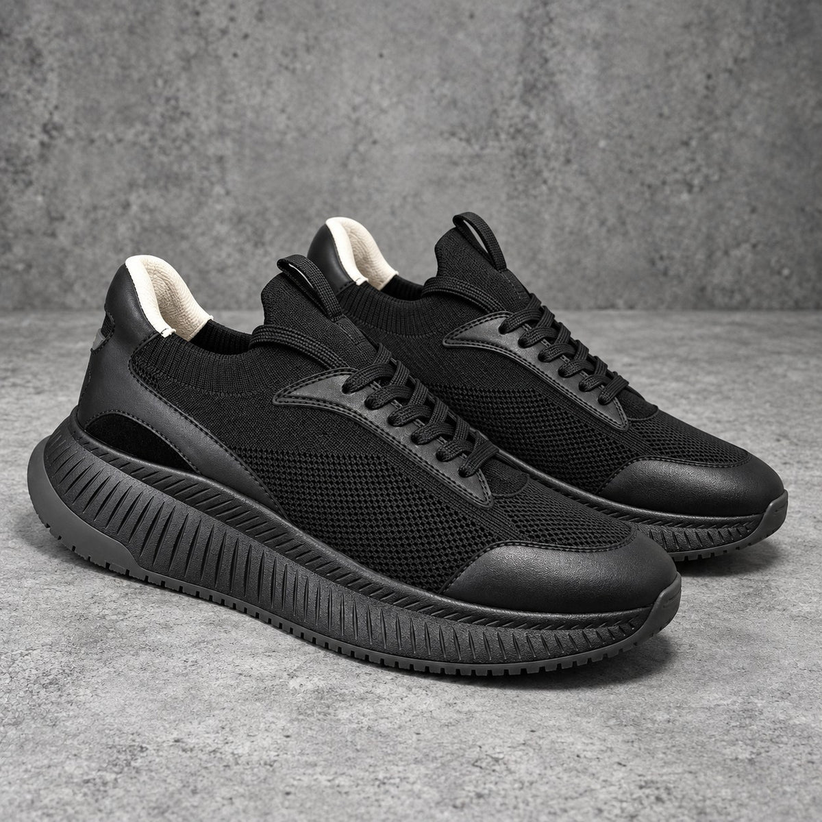 Cole Knit Sneaker - Black