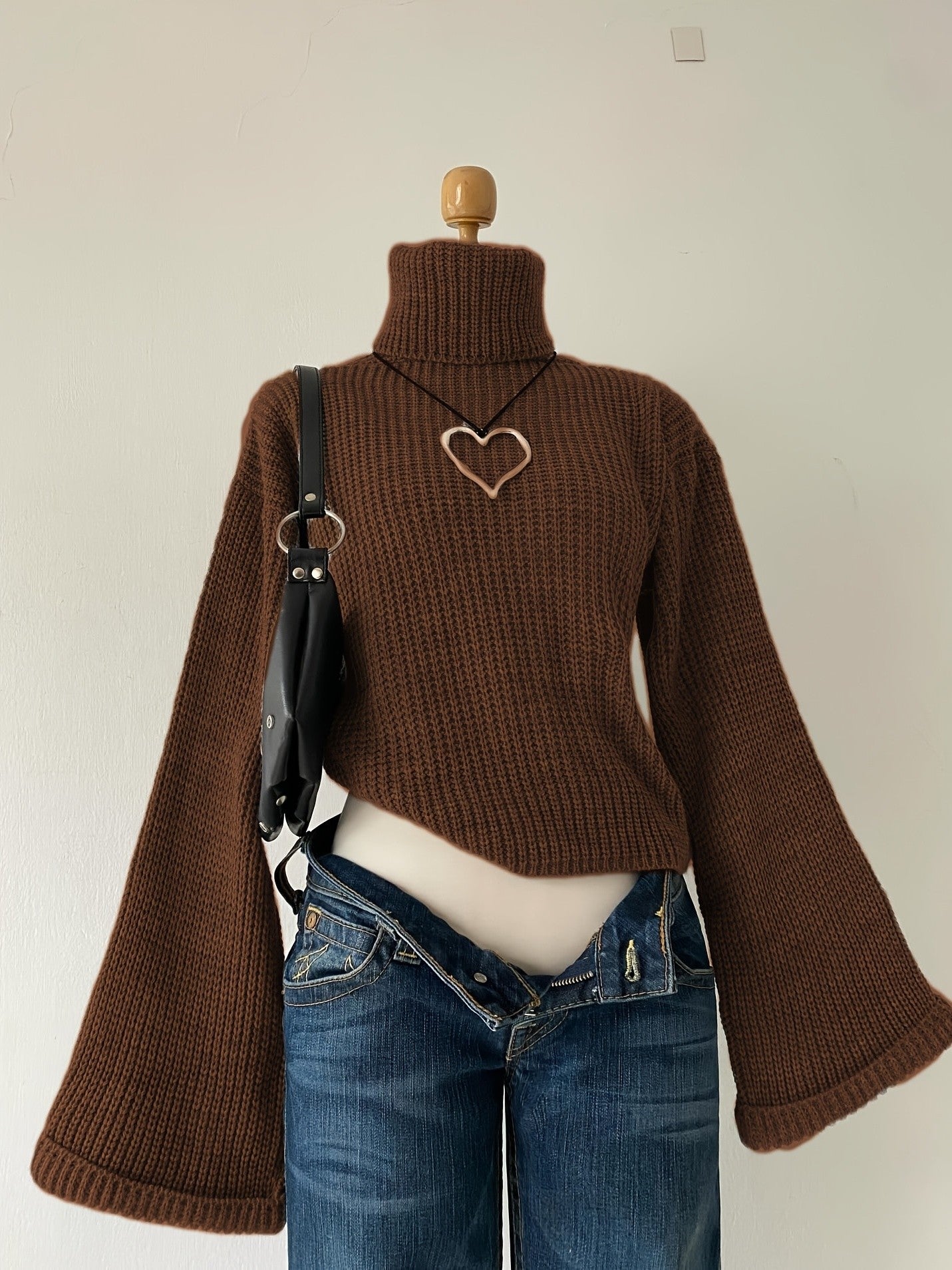 Harlow Knit Pullover — Brown