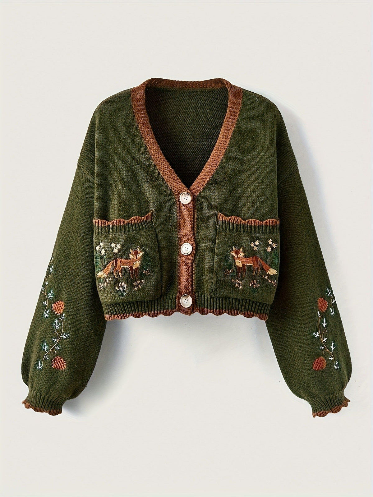 Cedar Knit Cardigan — Green