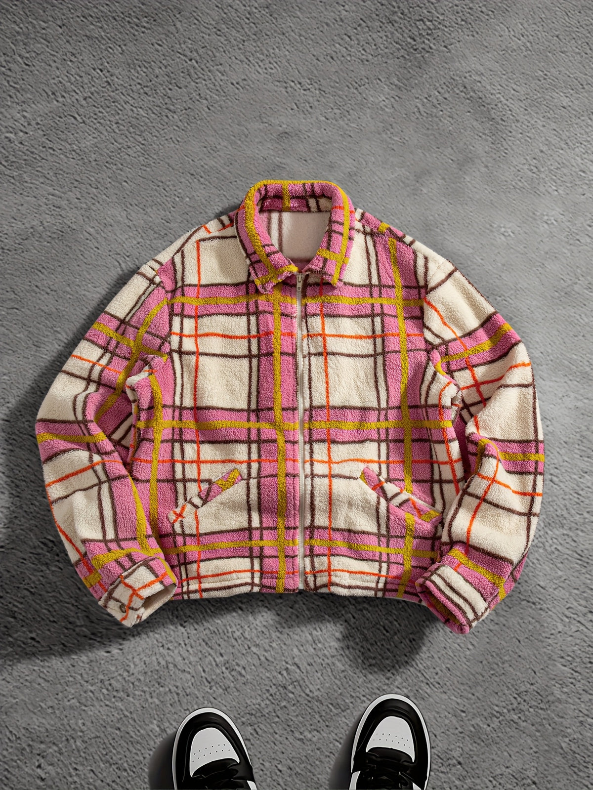 Miles Plush Jacket - Pink