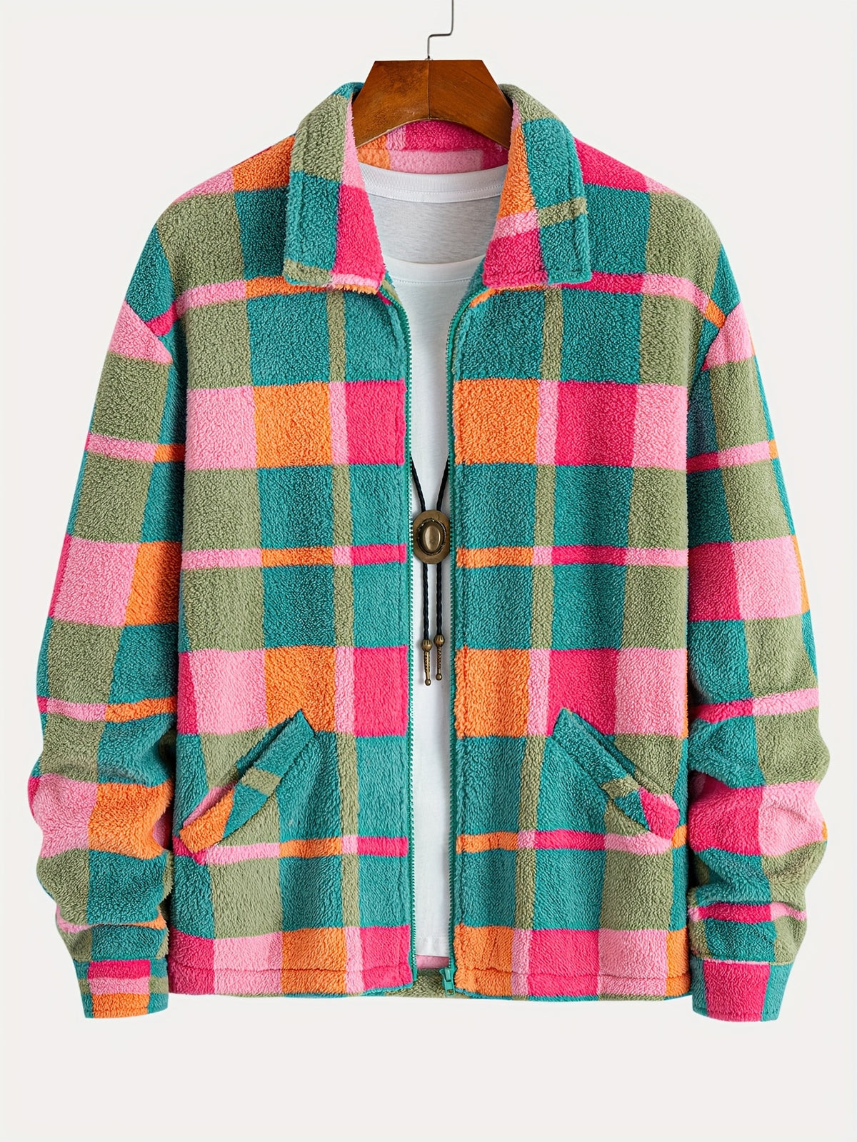 Miles Plush Jacket - Teal