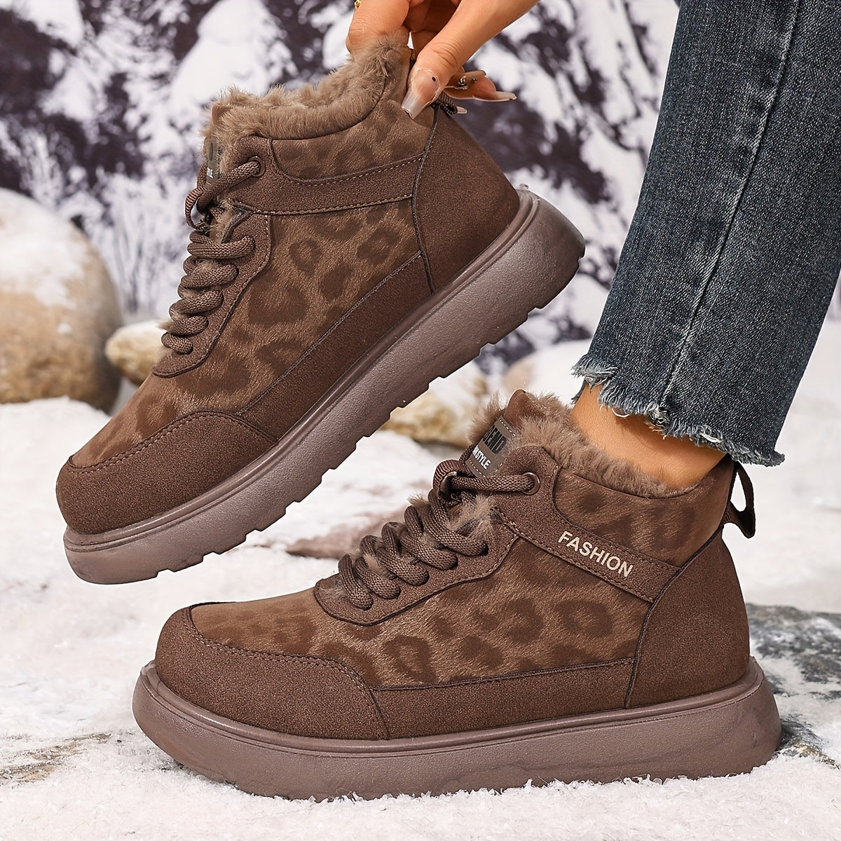 Quinn Plush Boot - Brown