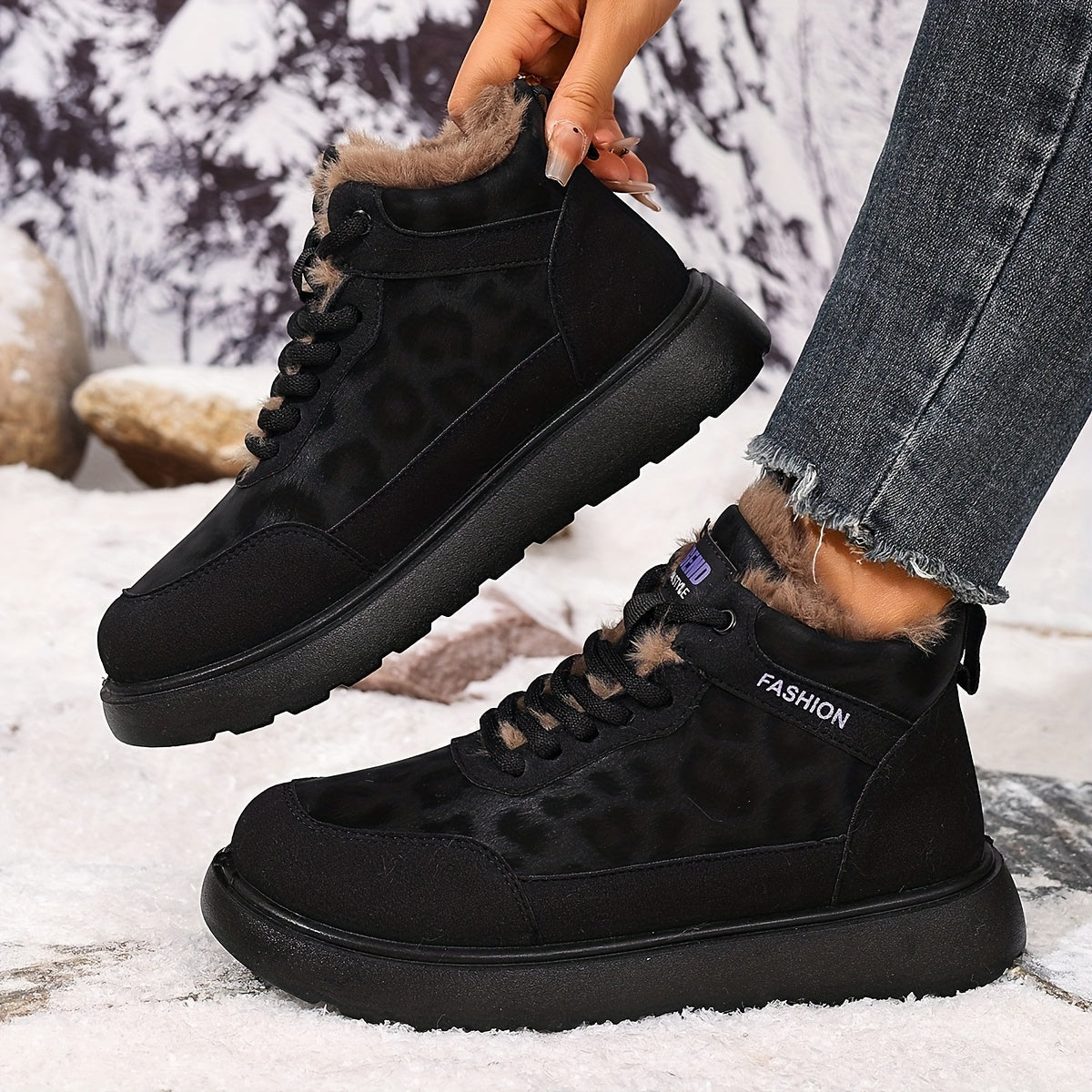 Quinn Plush Boot - Black