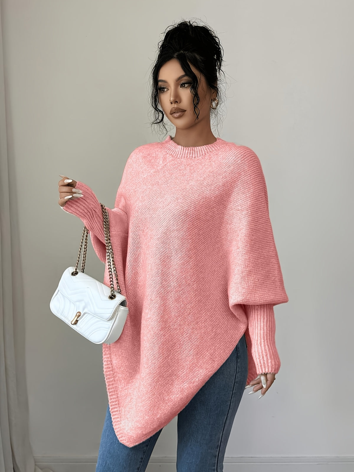 Cedar Drape Pullover - Peach