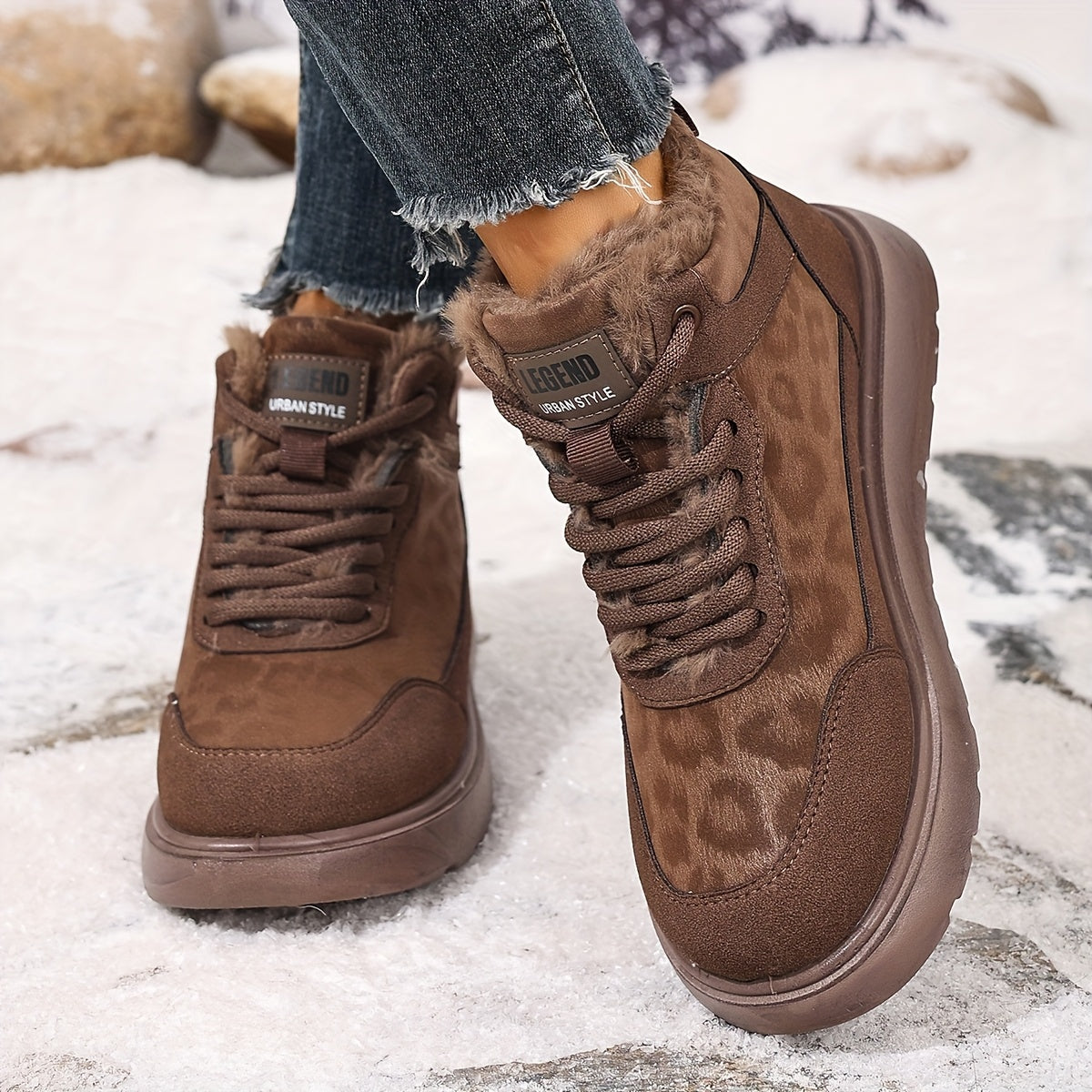Quinn Plush Boot - Brown