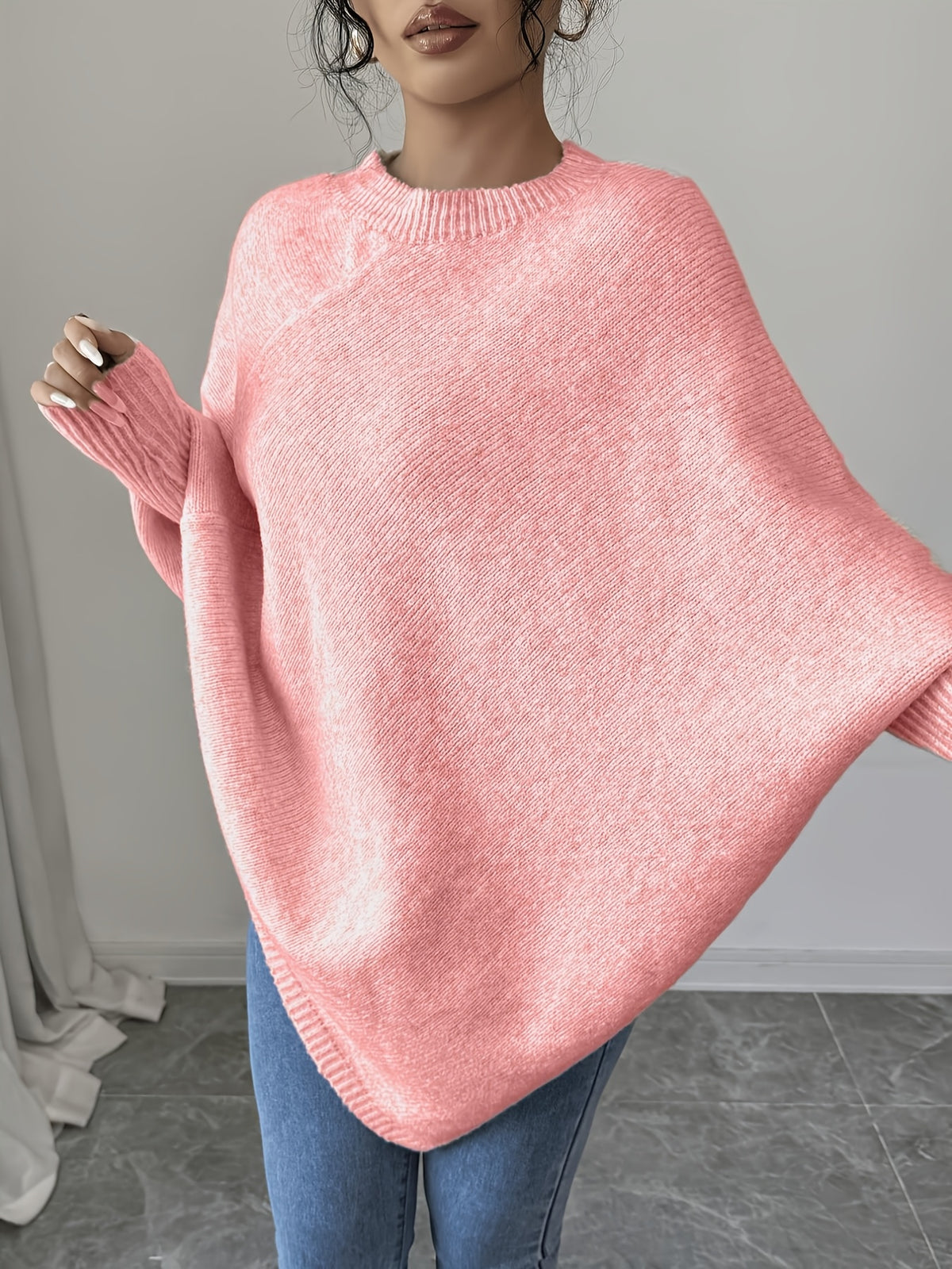 Cedar Drape Pullover - Peach