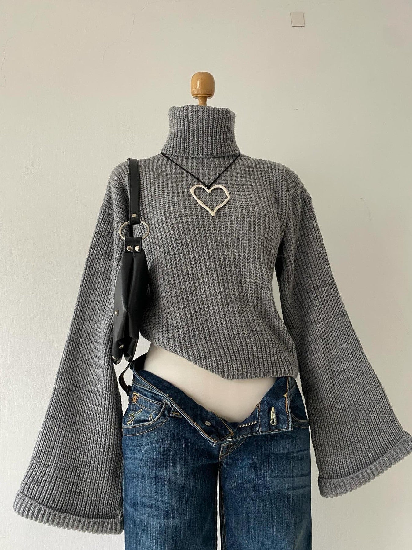 Harlow Knit Pullover — Grey