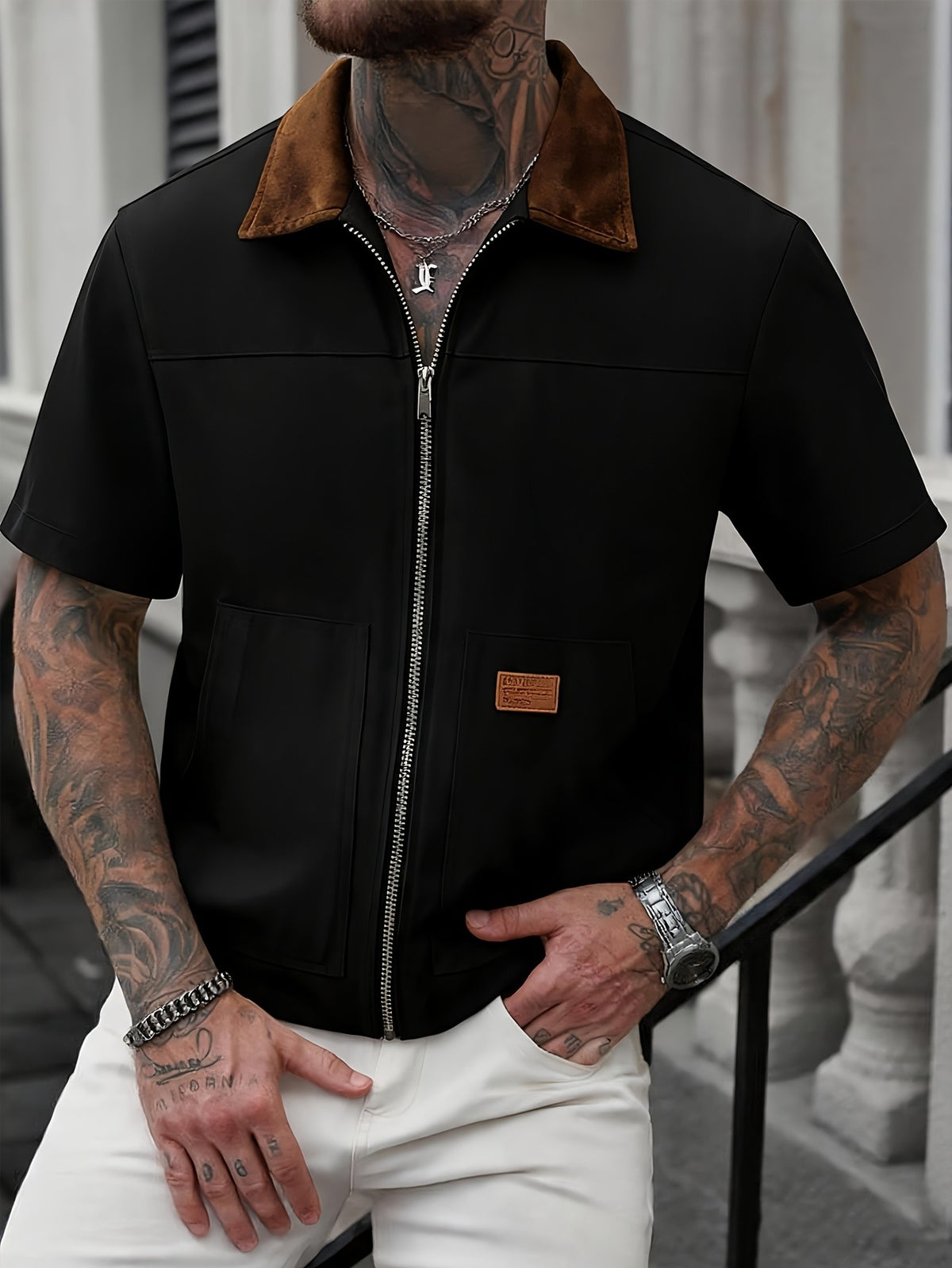 Wade Zip Jacket - Black