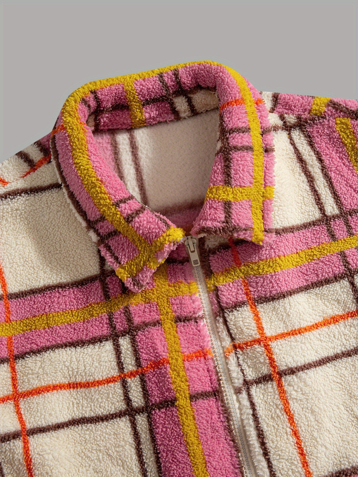 Miles Plush Jacket - Pink