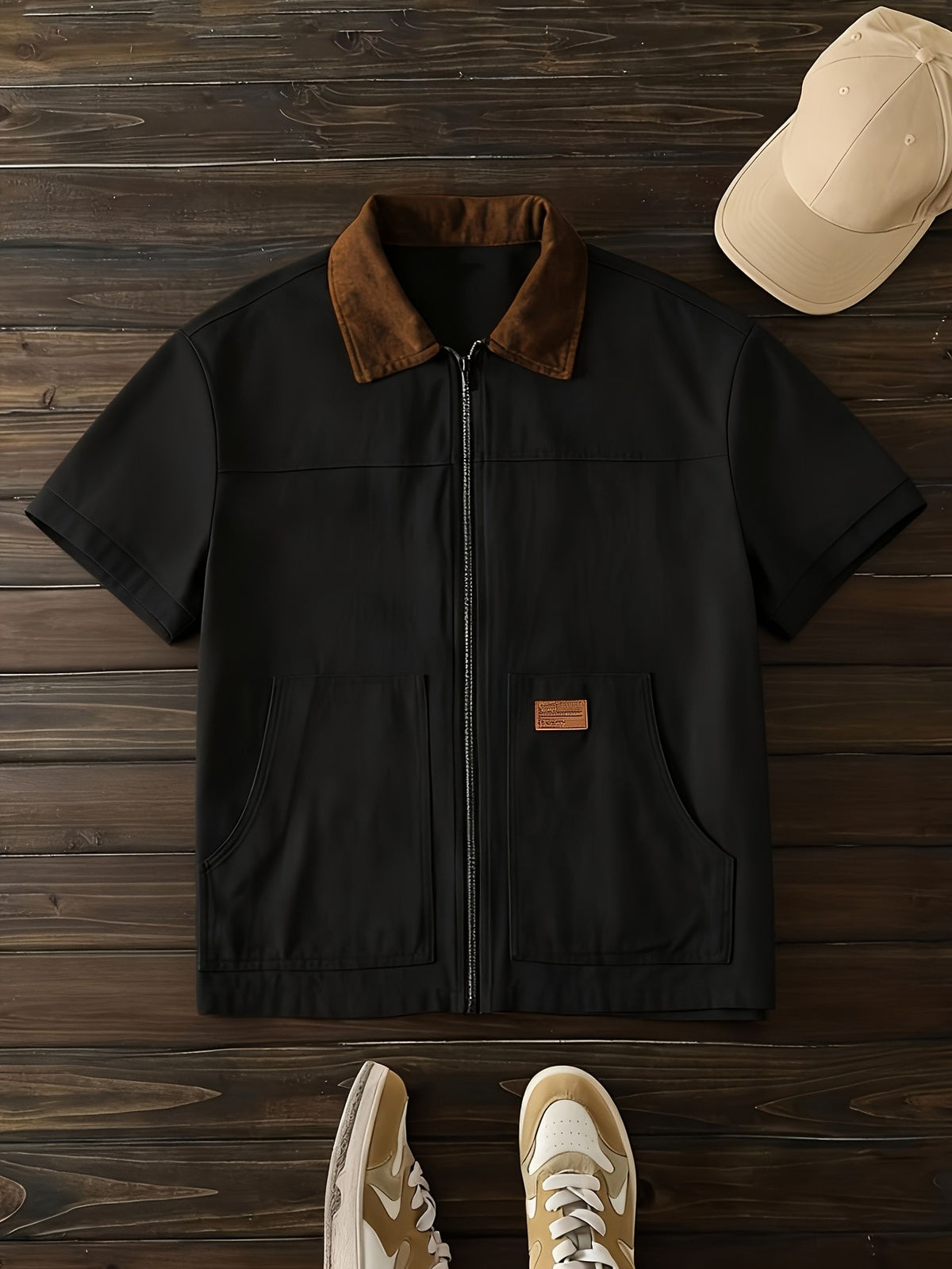 Wade Zip Jacket - Black