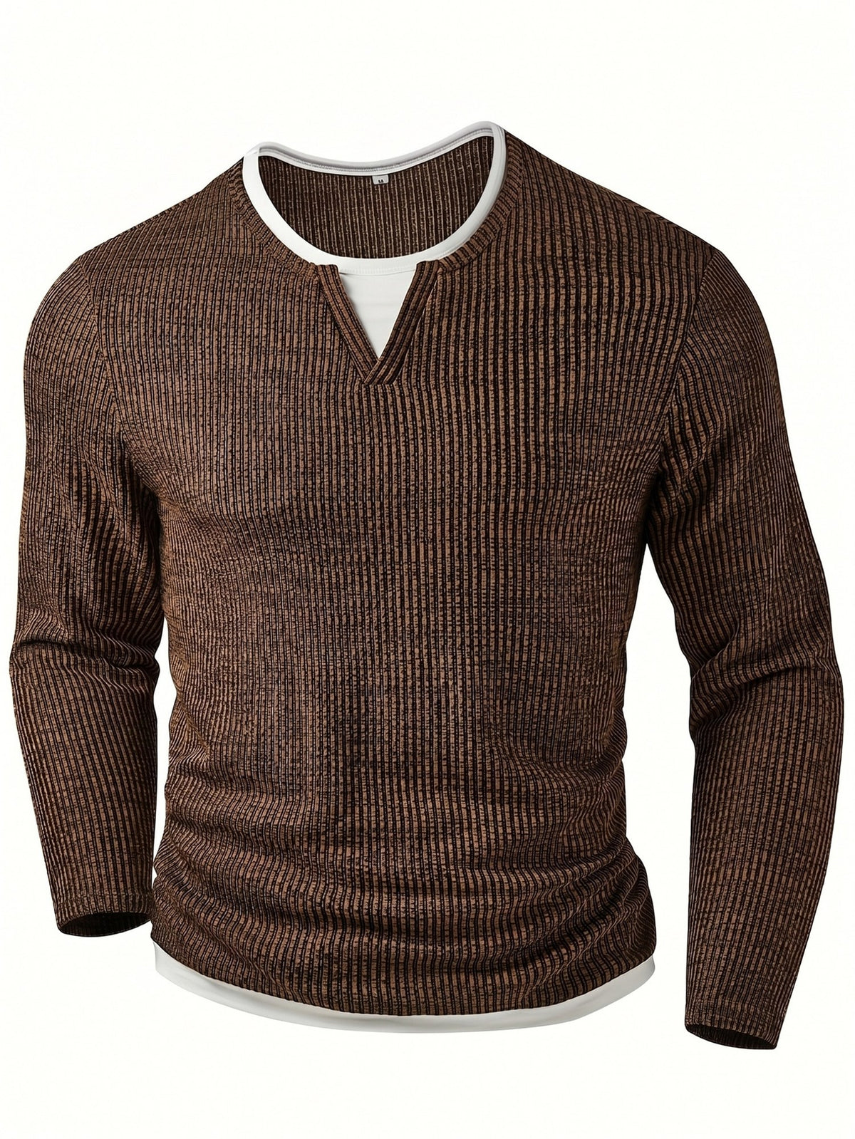 Remy Notch Top - Brown
