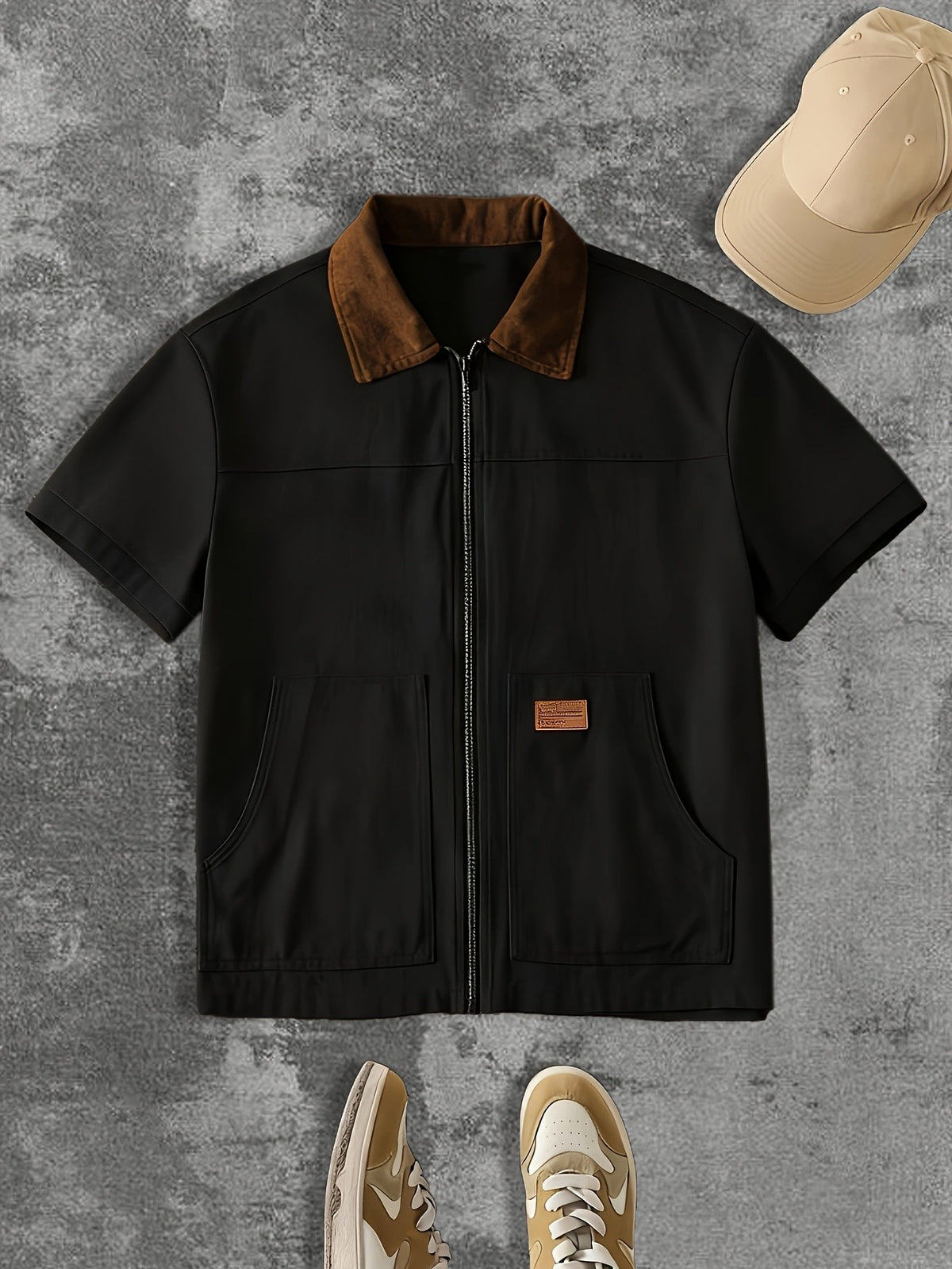Wade Zip Jacket - Black