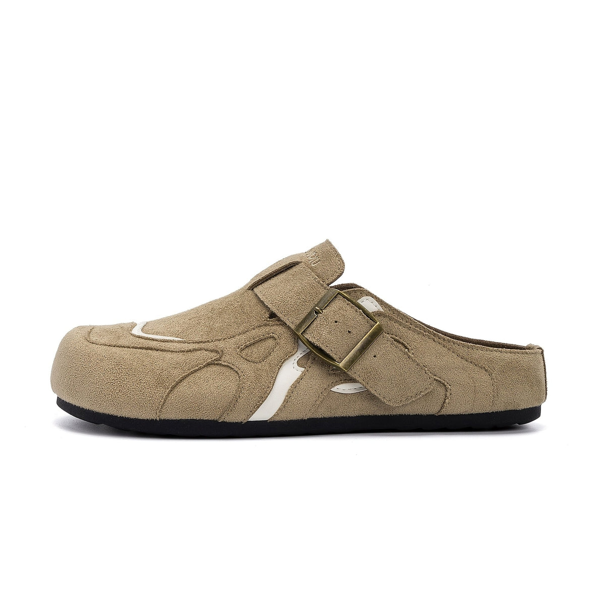Felix Buckle Mule - Beige