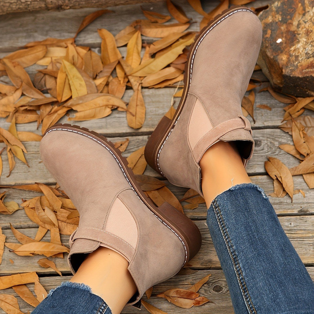 Piper Buckle Boot - Tan