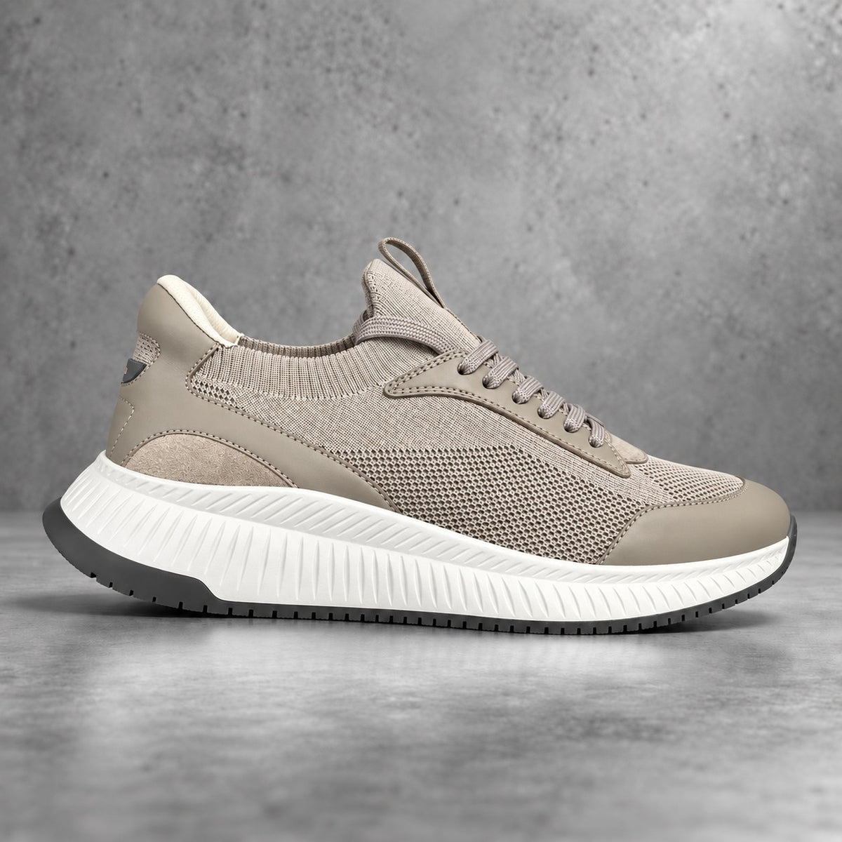 Cole Knit Sneaker - Taupe