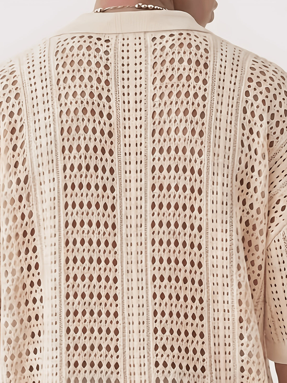 Milo Lattice Polo - Milky
