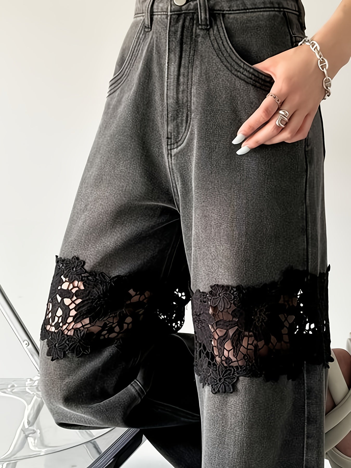 Élyse Lace Jeans