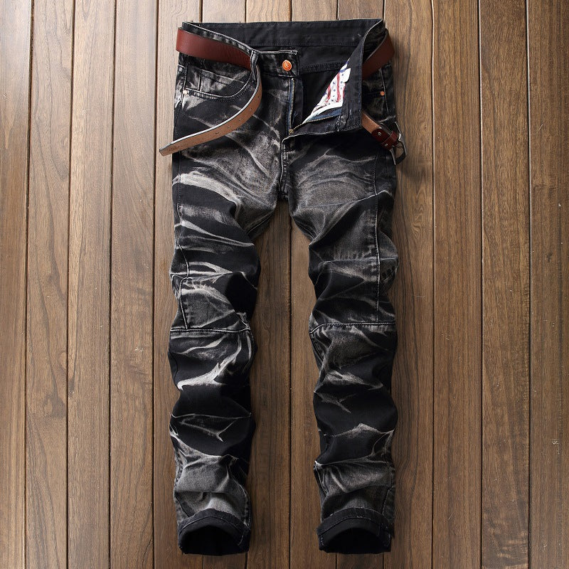 Kade Distressed Denim - Black