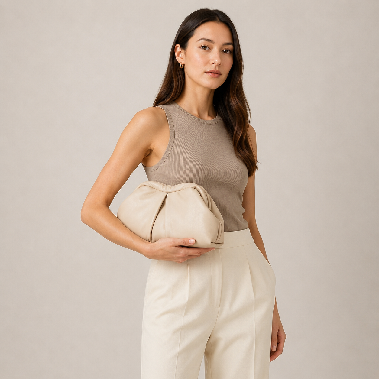 Nola Pleated Clutch