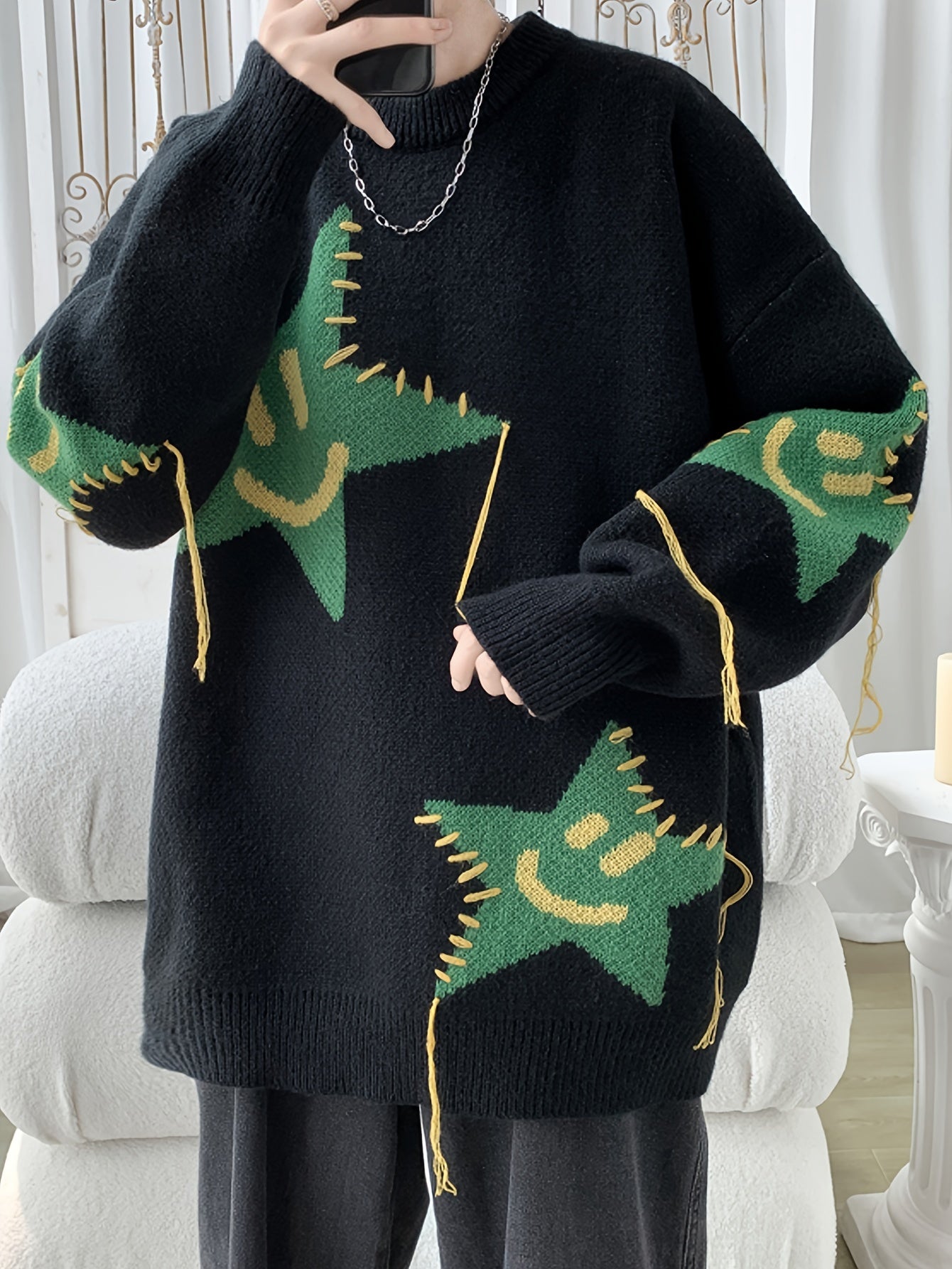 Star Tassel Sweater