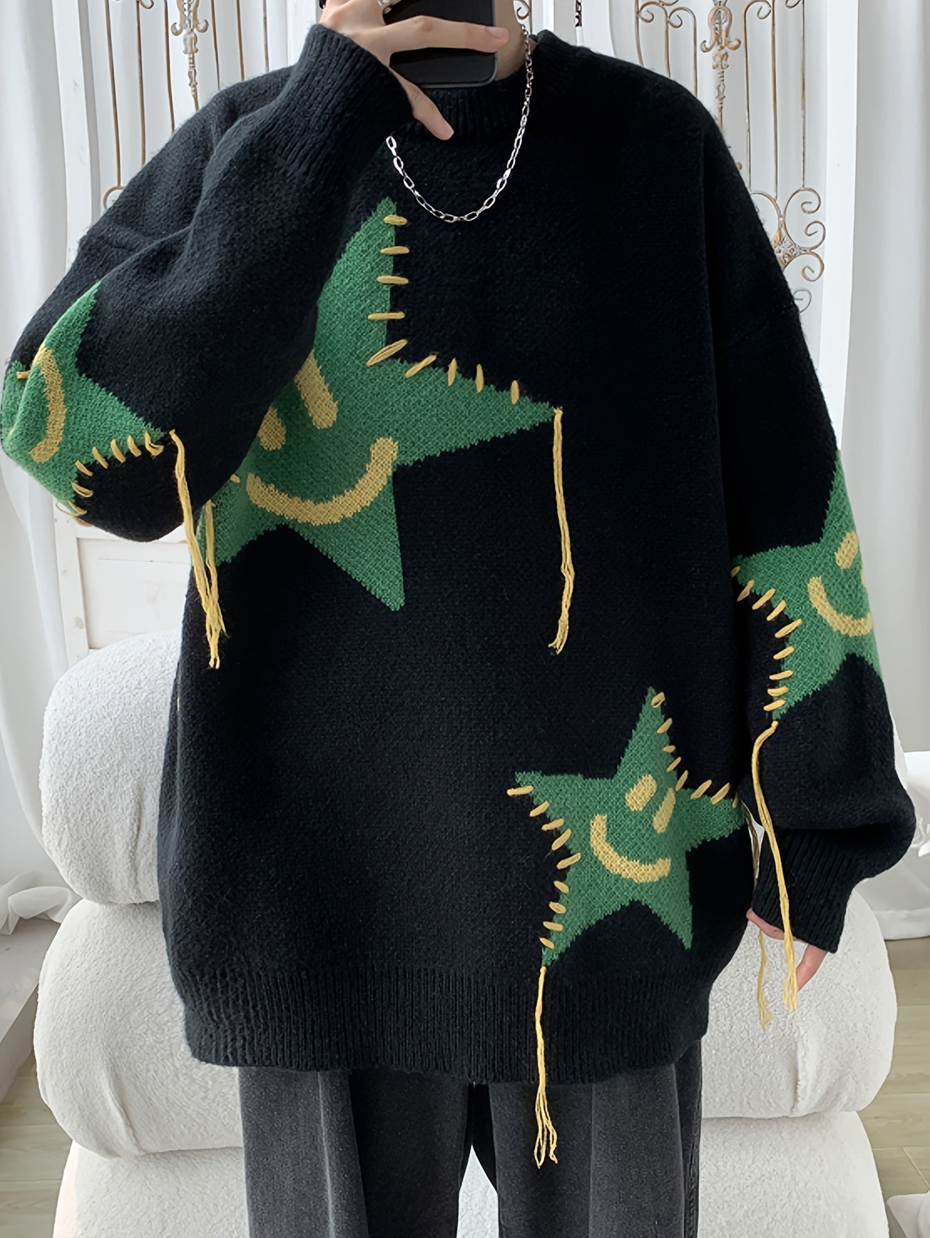 Star Tassel Sweater