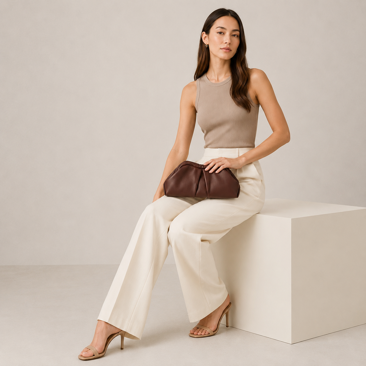 Nola Pleated Clutch