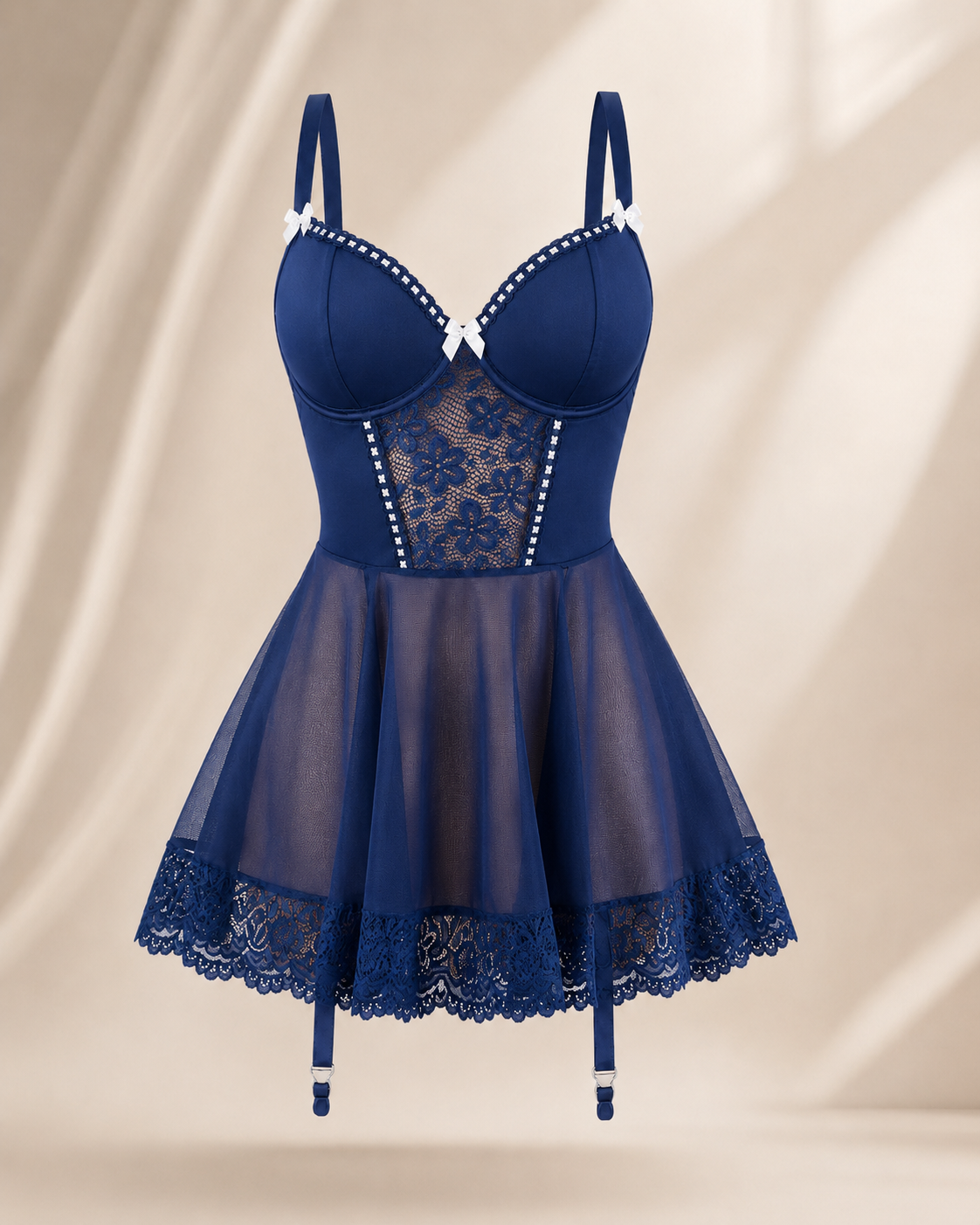 Noelle Bow Nightdress