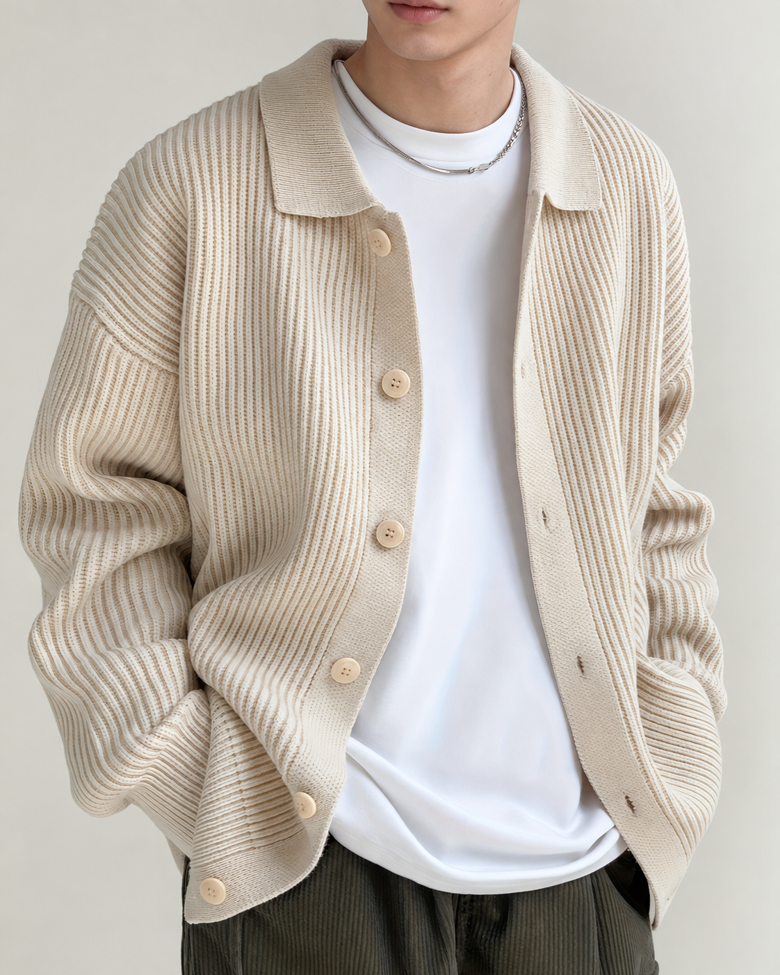 Ellis Collar Cardigan