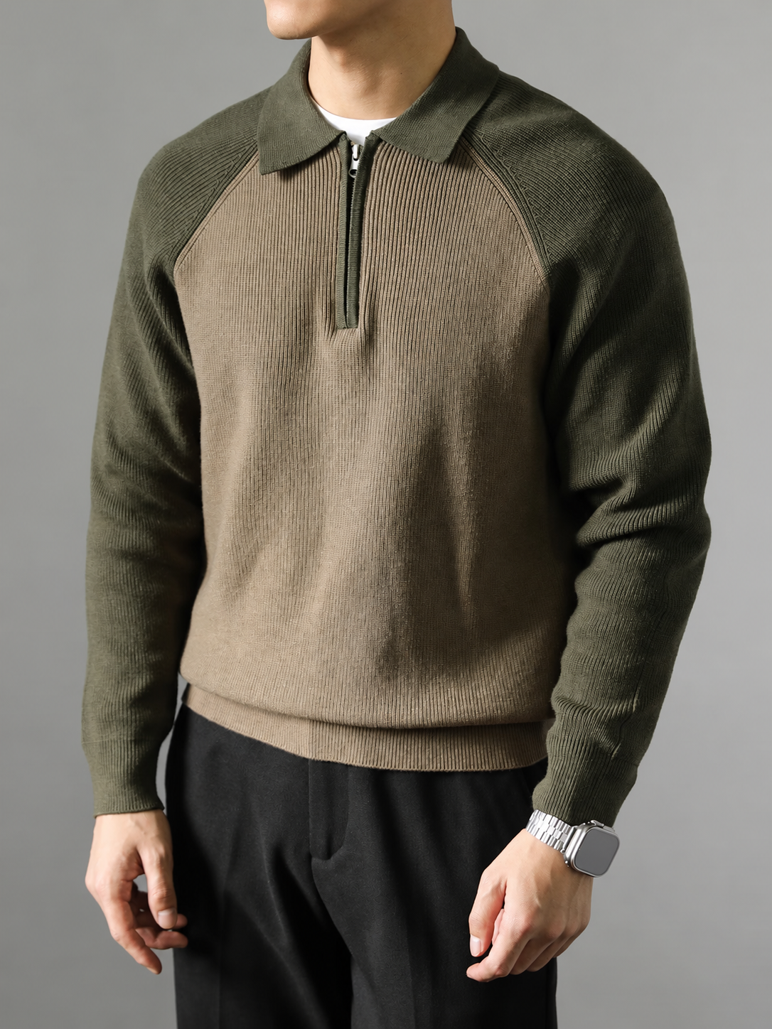 Hayes Zip Polo