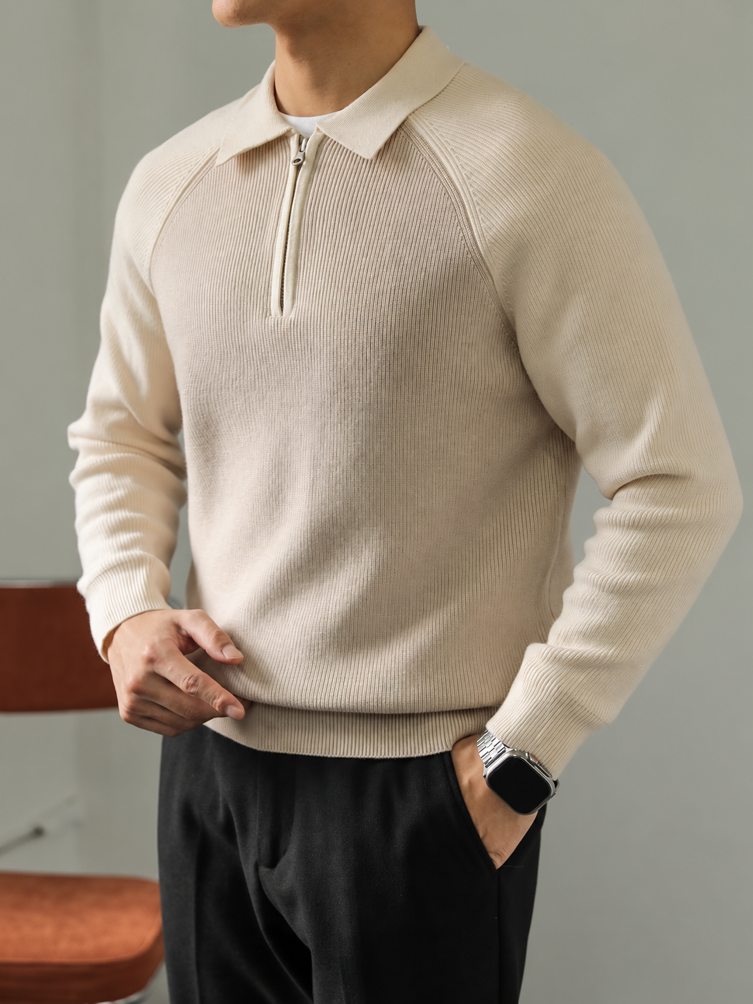 Hayes Zip Polo