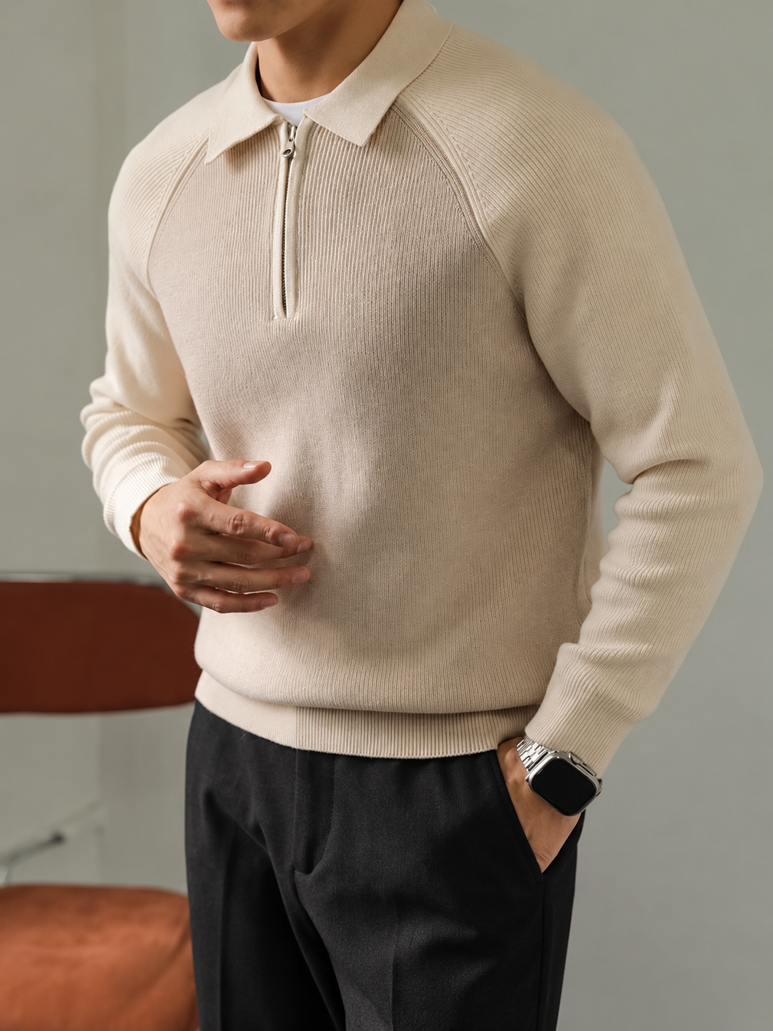 Hayes Zip Polo