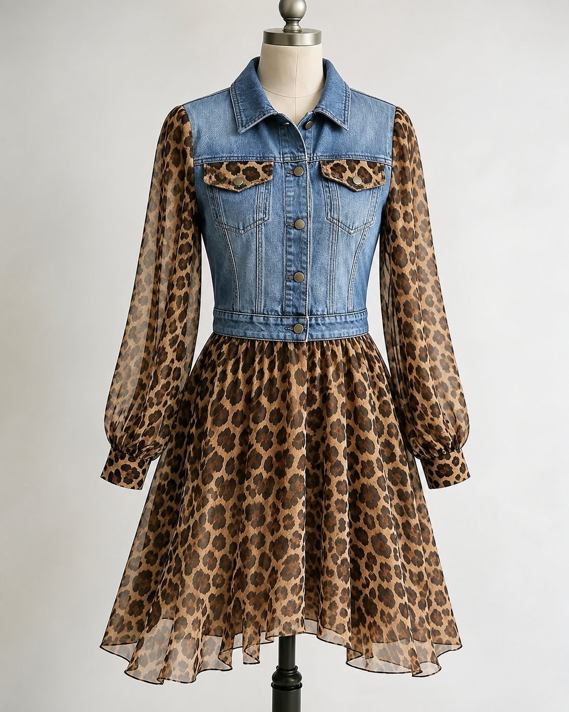 Milan Leopard Dress