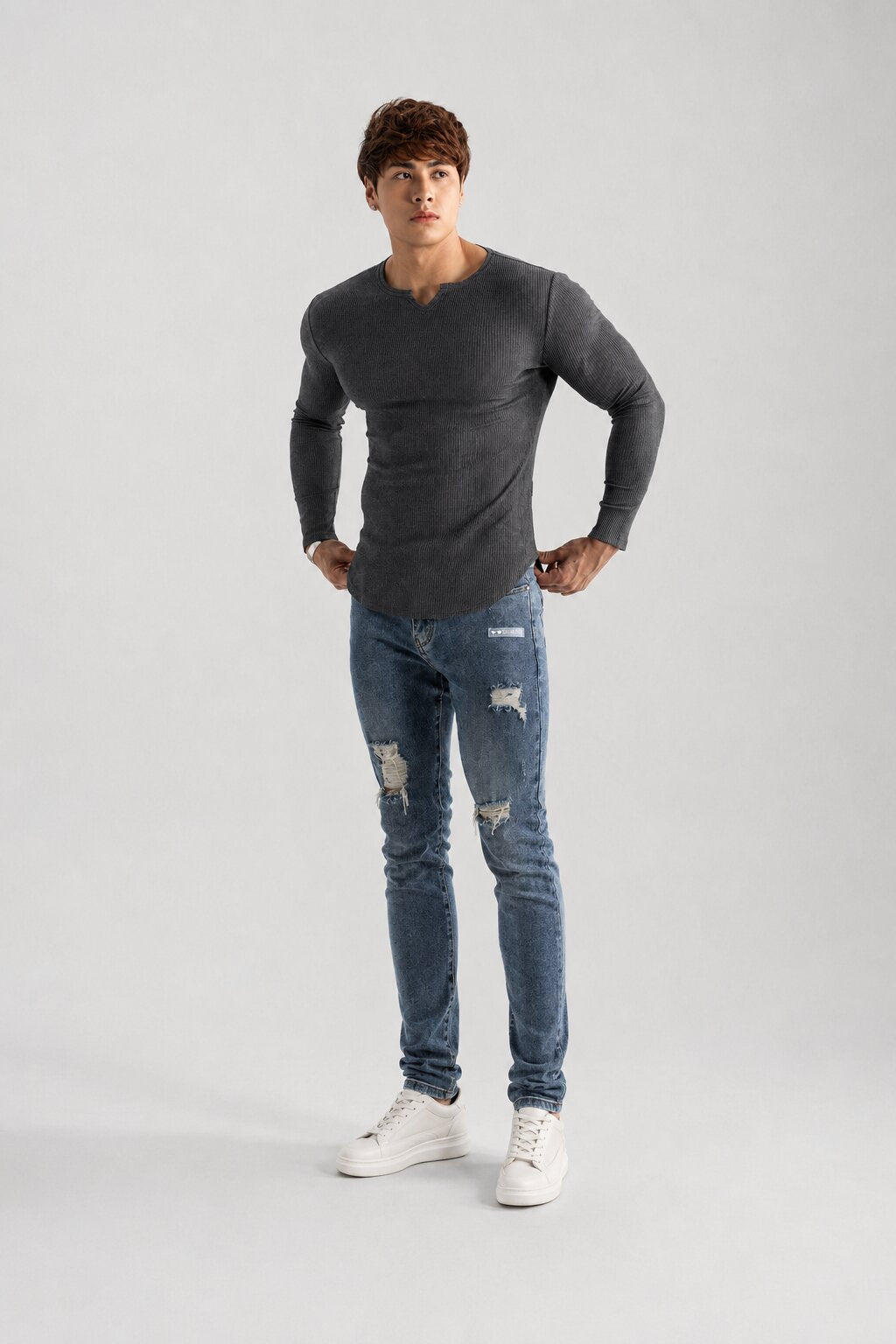 Kalen Rib Pullover