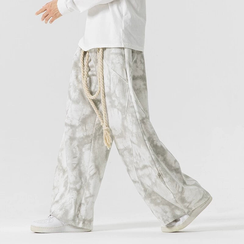 Soren Tie-Dye Wide-Leg Pant