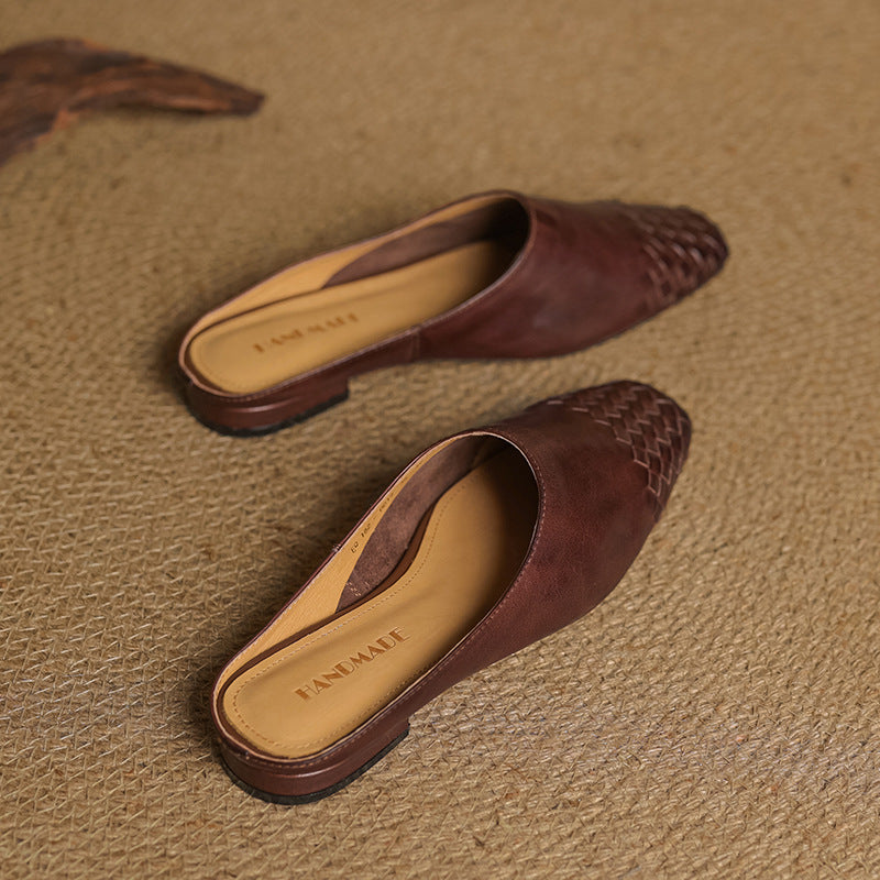 Maren Genuine Leather Mules