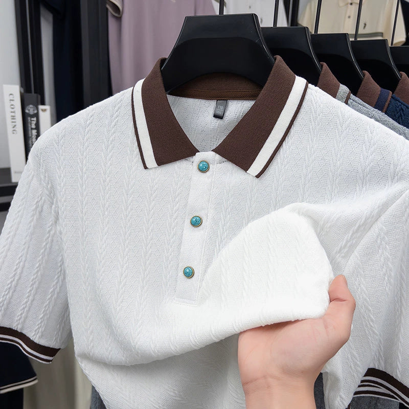 Bastian Knit Button Polo