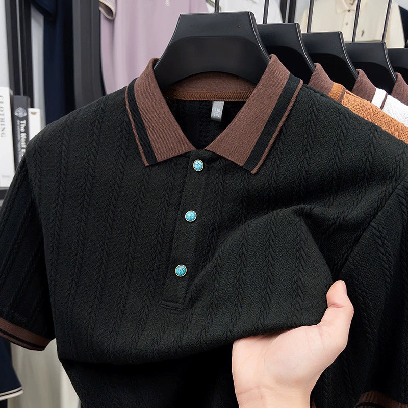 Bastian Knit Button Polo
