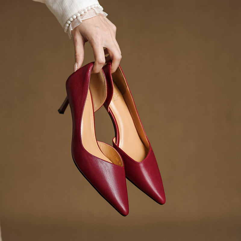 Nuva Genuine Leather Heels