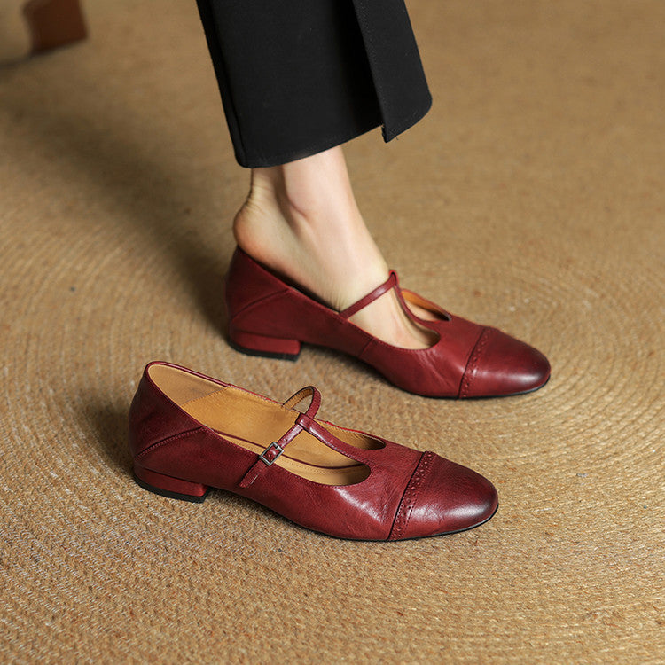 Cordova Genuine Leather Flats
