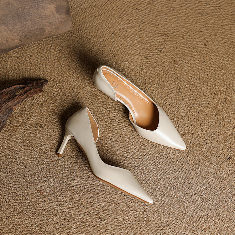 Nuva Genuine Leather Heels