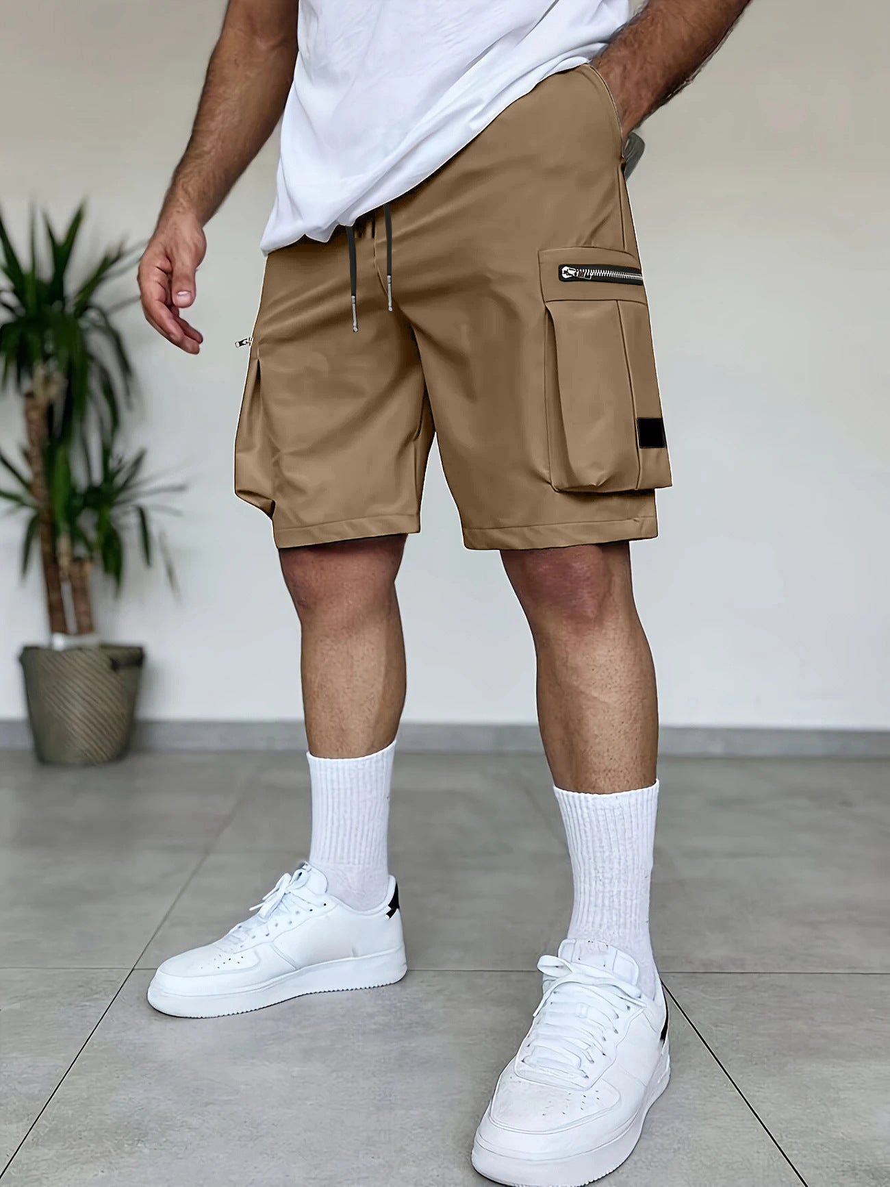 Daxon Cargo Short - Dark Khaki