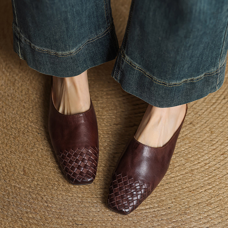 Maren Genuine Leather Mules