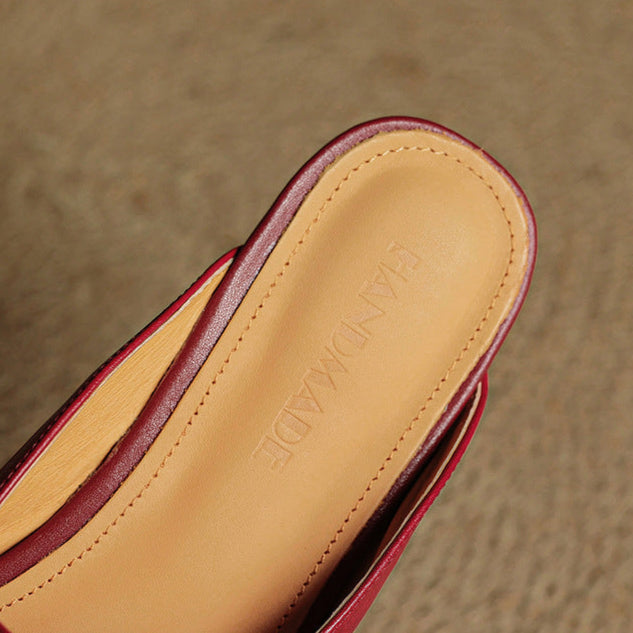 Miral Genuine Leather Mules