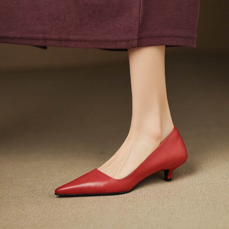 Vienna Genuine Leather Heels