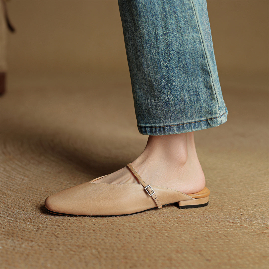 Miral Genuine Leather Mules