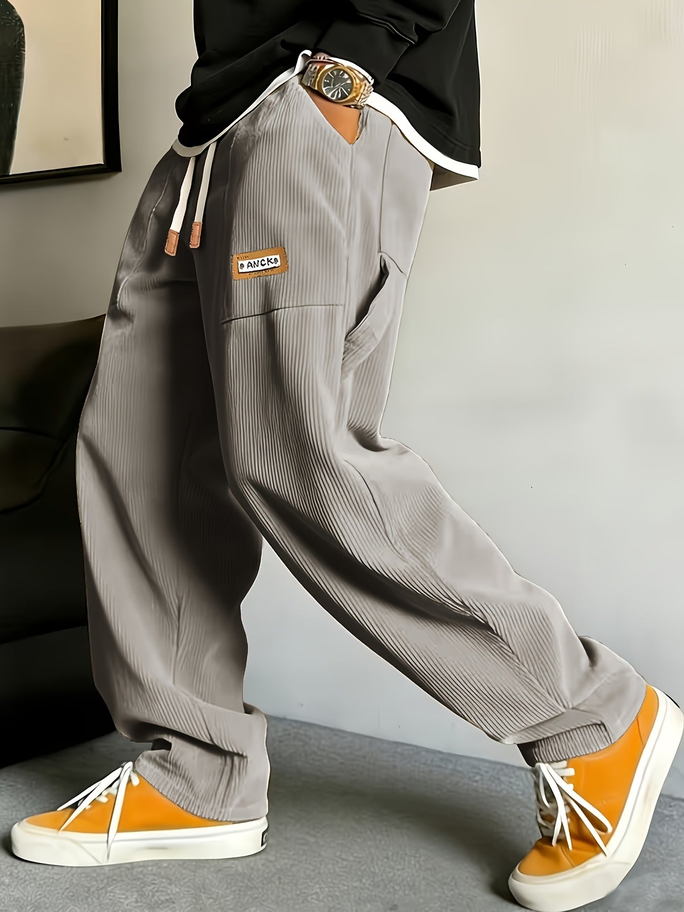 Calder Corduroy Pant — Grey
