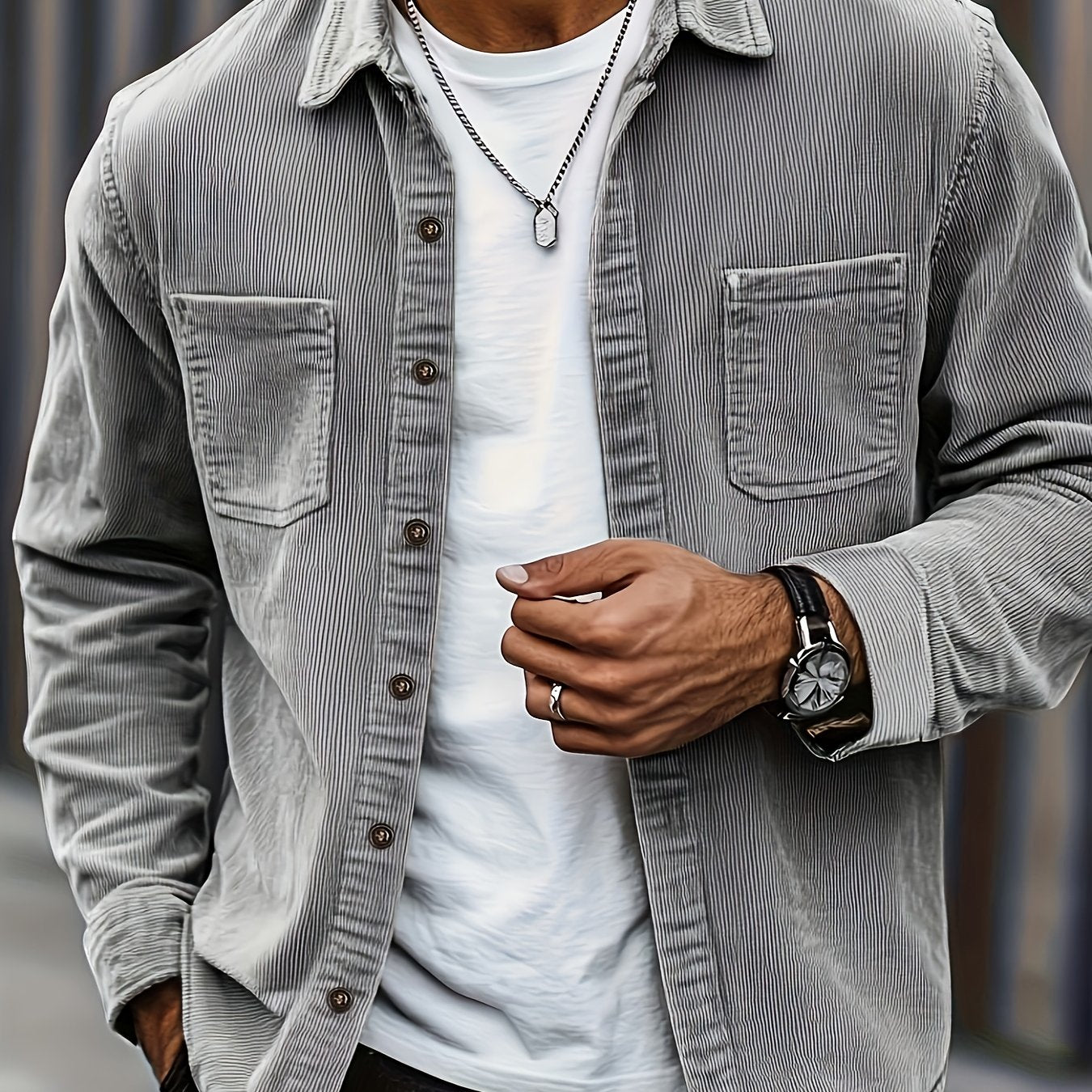 Ellison Cord Overshirt