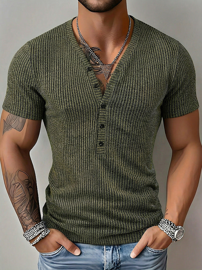 Enzo Button Knit